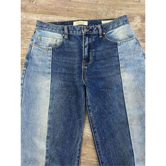 PACSUN Vintage Icon Jeans Raw Hem Cropped Denim Women’s Size 27 - Picture 2 of 7